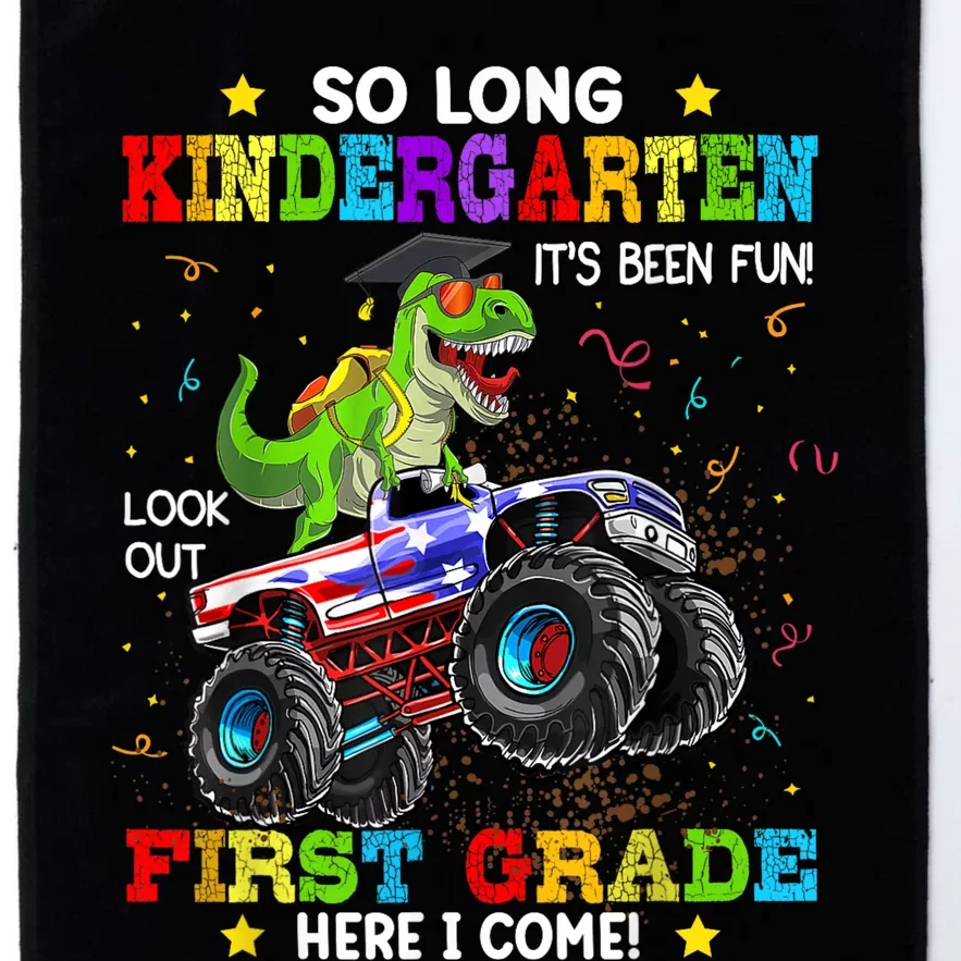 So Long Kindergarten Graduation Class Of Dinosaur Platinum Collection Golf Towel