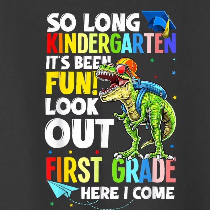 So Long Kindergarten Graduation Class Of Dinosaur Toddler T-Shirt