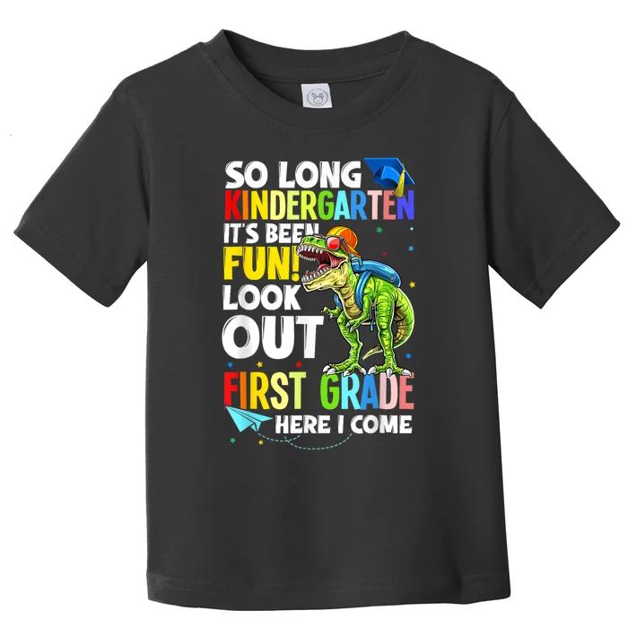 So Long Kindergarten Graduation Class Of Dinosaur Toddler T-Shirt