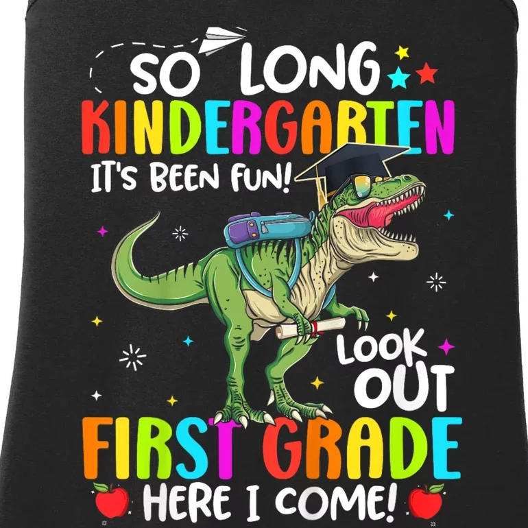 So Long Kindergarten Graduation Class Of Dinosaur Ladies Essential Tank