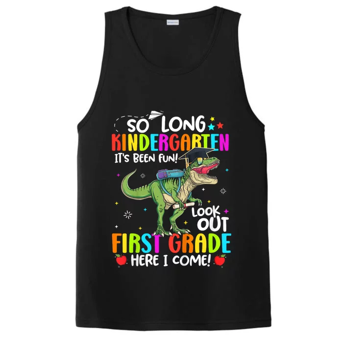 So Long Kindergarten Graduation Class Of Dinosaur Performance Tank