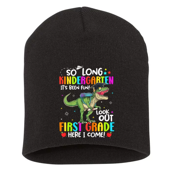 So Long Kindergarten Graduation Class Of Dinosaur Short Acrylic Beanie