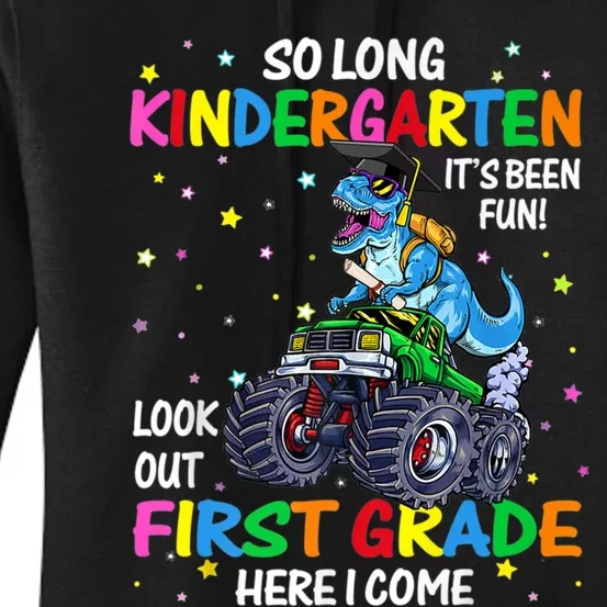 So Long Kindergarten Graduation Class Of Dinosaur Women's Pullover Hoodie