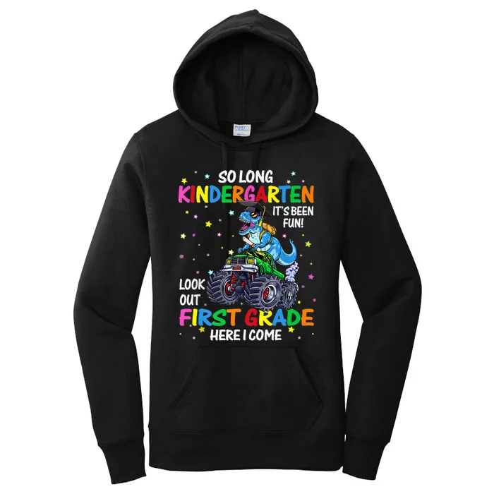 So Long Kindergarten Graduation Class Of Dinosaur Women's Pullover Hoodie