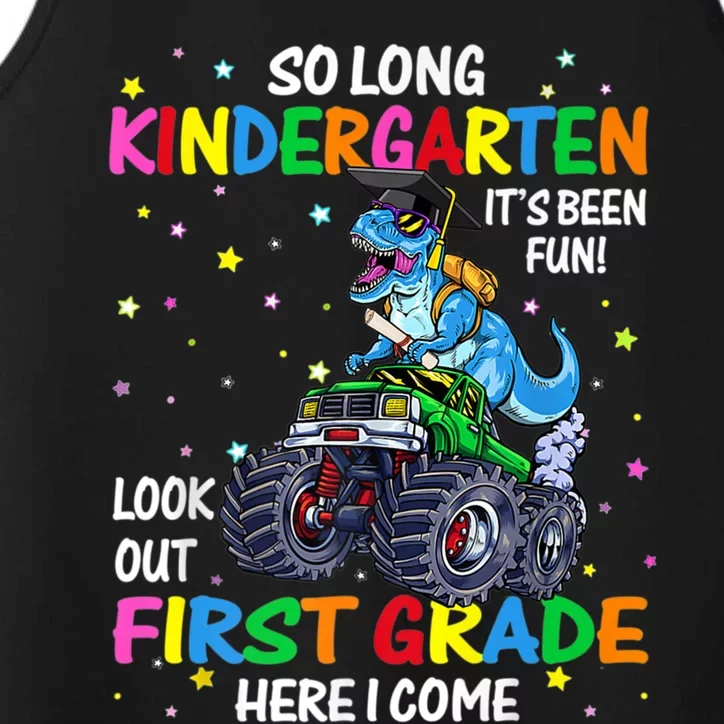 So Long Kindergarten Graduation Class Of Dinosaur Performance Tank