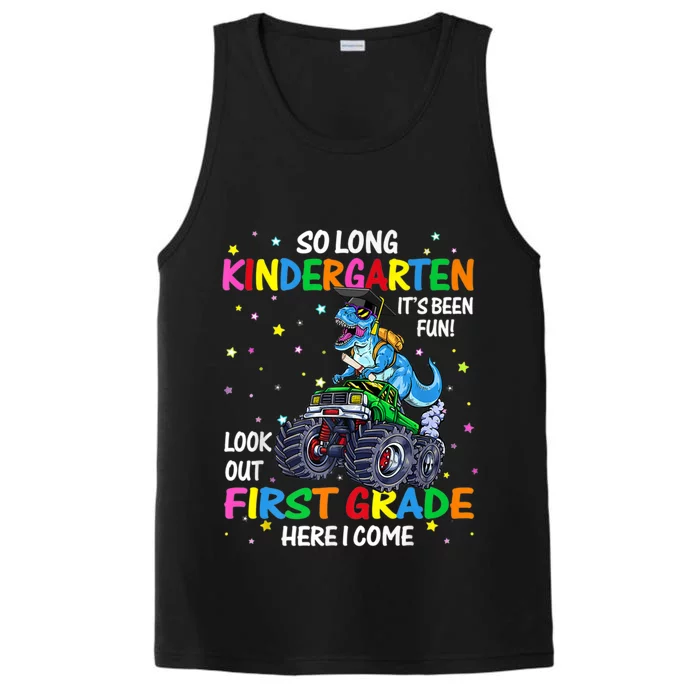 So Long Kindergarten Graduation Class Of Dinosaur Performance Tank