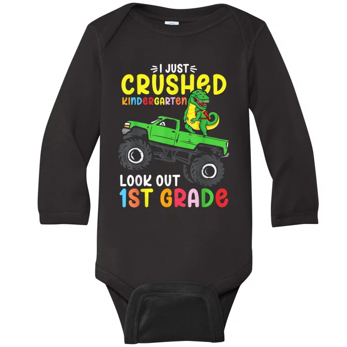 So Long Kindergarten Graduation Class Of Dinosaur Baby Long Sleeve Bodysuit