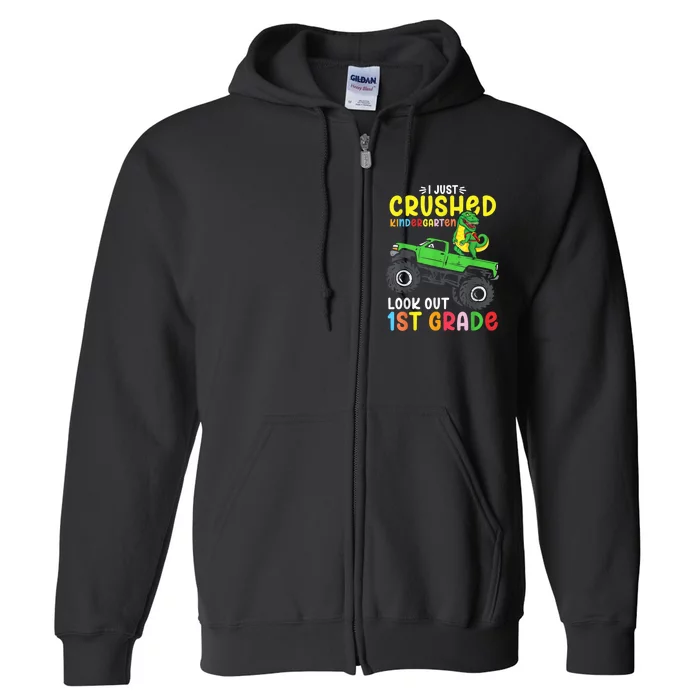 So Long Kindergarten Graduation Class Of Dinosaur Full Zip Hoodie