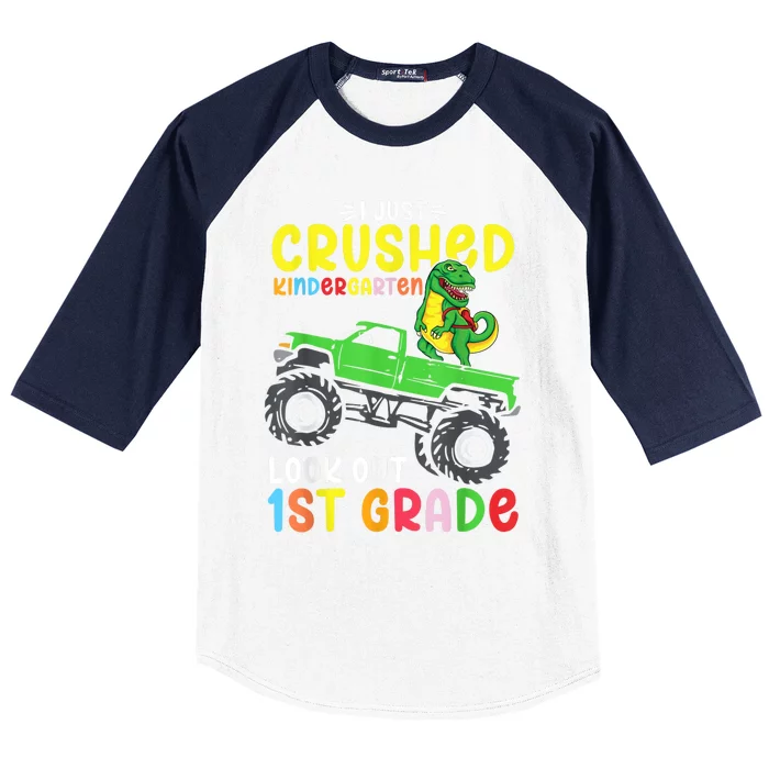 So Long Kindergarten Graduation Class Of Dinosaur Baseball Sleeve Shirt