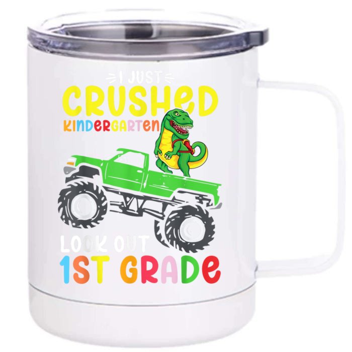 So Long Kindergarten Graduation Class Of Dinosaur Front & Back 12oz Stainless Steel Tumbler Cup