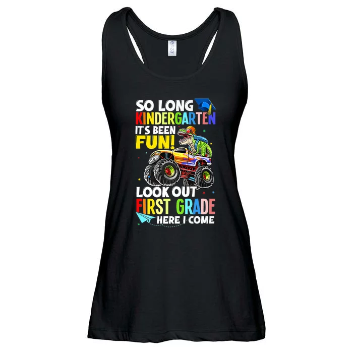 So Long Kindergarten Graduation Class Of Dinosaur Ladies Essential Flowy Tank