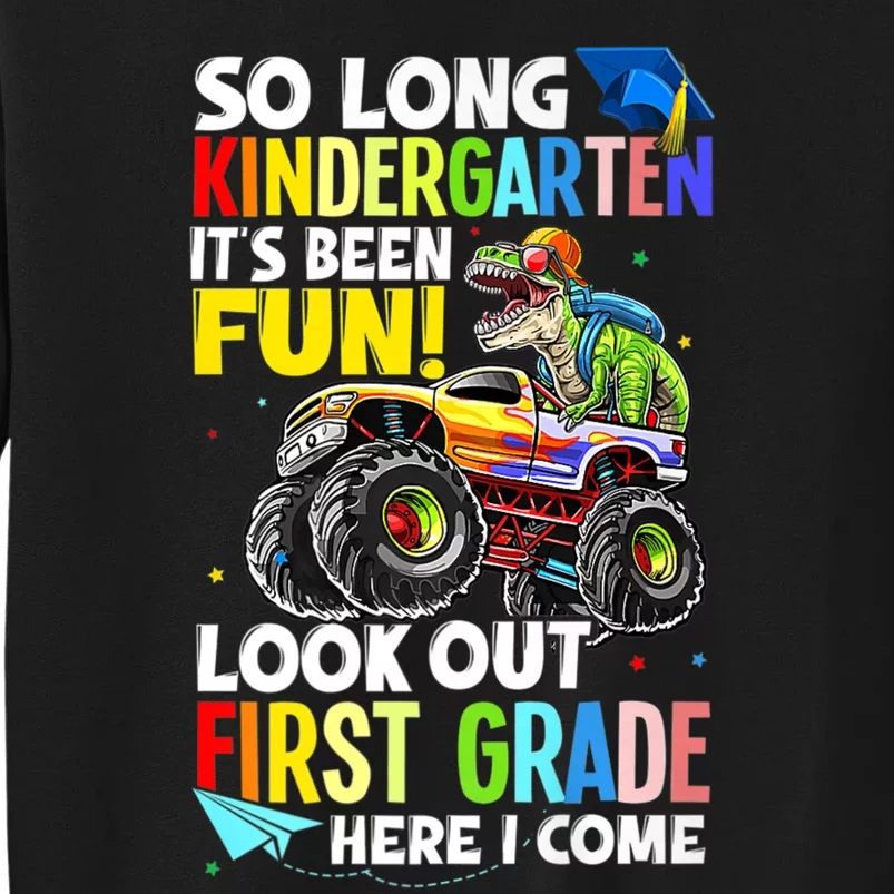 So Long Kindergarten Graduation Class Of Dinosaur Tall Sweatshirt