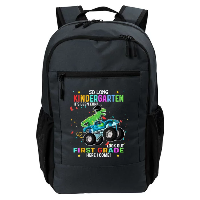 So Long Kindergarten First Day 1st Grade Tgiftrex Monster Truck Meaningful Gift Daily Commute Backpack