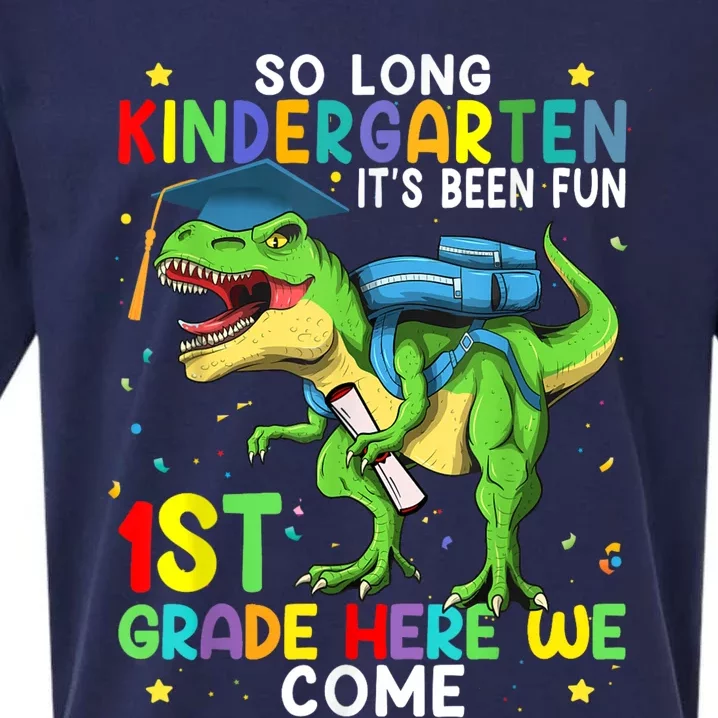 So Long Kindergarten Graduation Class Of Dinosaur Sueded Cloud Jersey T-Shirt