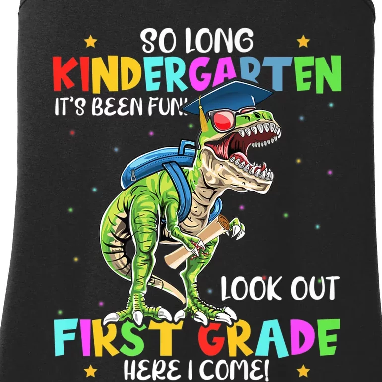 So Long Kindergarten Graduation Class Of Dinosaur Ladies Essential Tank