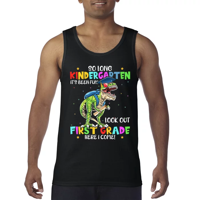 So Long Kindergarten Graduation Class Of Dinosaur Tank Top