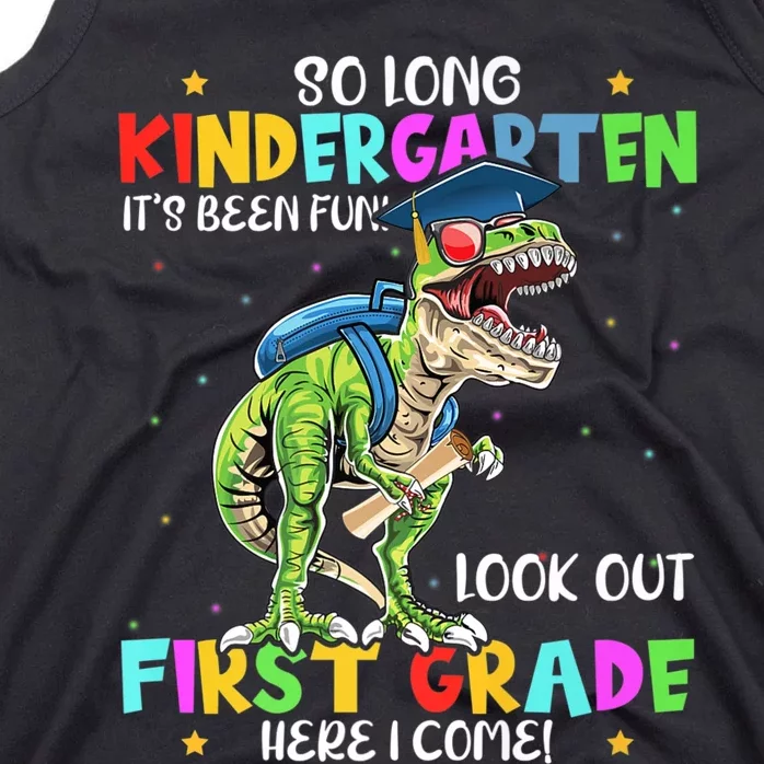 So Long Kindergarten Graduation Class Of Dinosaur Tank Top