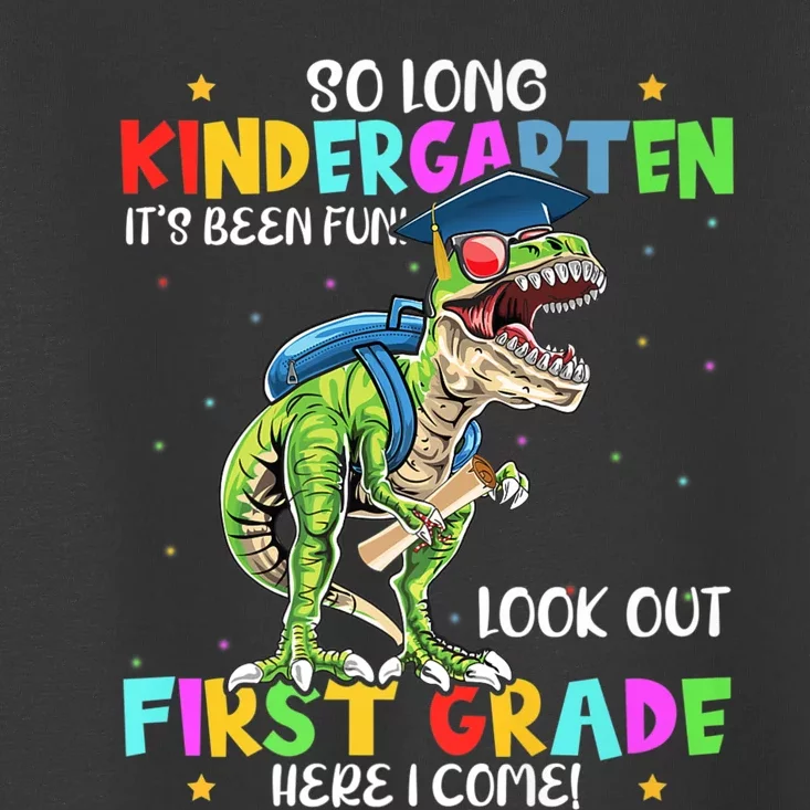 So Long Kindergarten Graduation Class Of Dinosaur Toddler T-Shirt