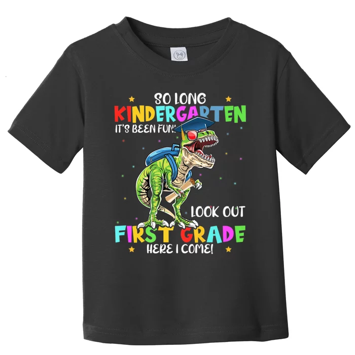 So Long Kindergarten Graduation Class Of Dinosaur Toddler T-Shirt