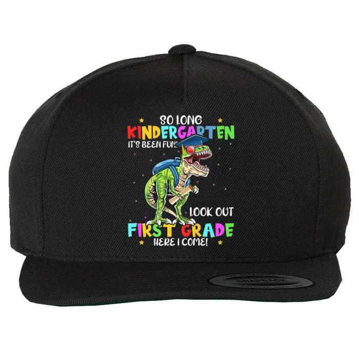 So Long Kindergarten Graduation Class Of Dinosaur Wool Snapback Cap