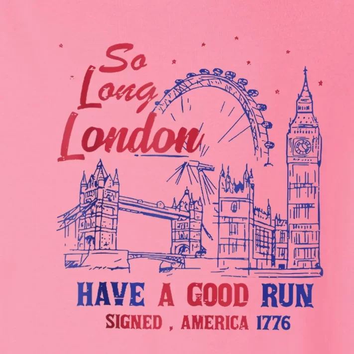 So Long London 4th Of July Toddler Long Sleeve Shirt