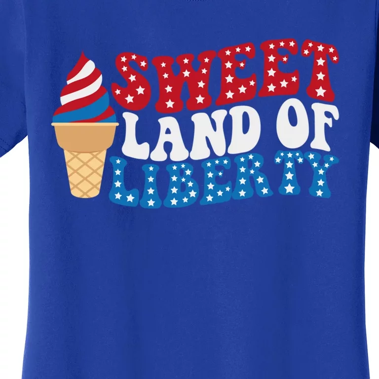 Sweet Land Liberty 4th Of July / Funny Independence Usa Day Meaningful Gift Women's T-Shirt