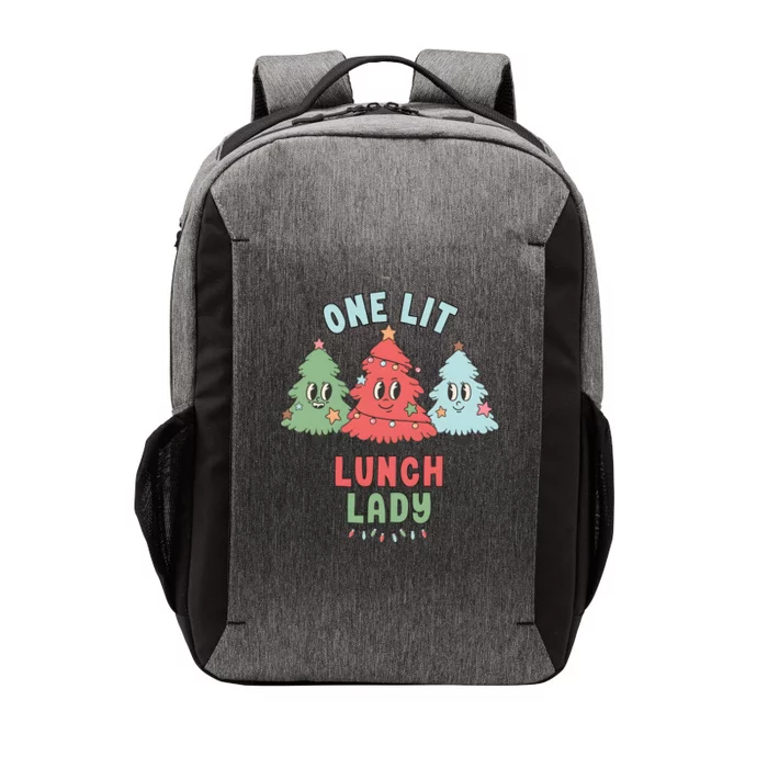 School Lunch Lady Christmas Holiday Christmas Vector Backpack