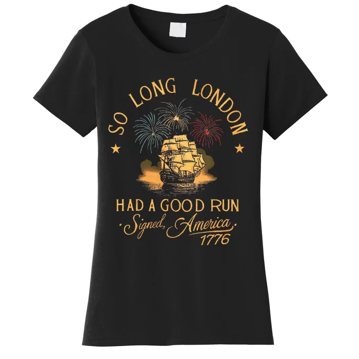 So Long London Had A Good Run Vintage Women's T-Shirt