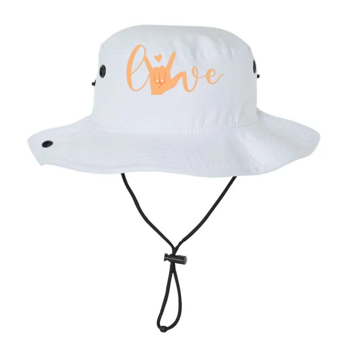 Sign Language Love ASL Gifts For ASL Teacher Deaf Gifts Legacy Cool Fit Booney Bucket Hat