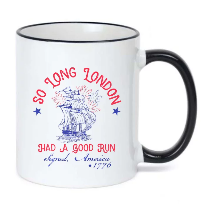 So Long London Had A Good Run Black Color Changing Mug