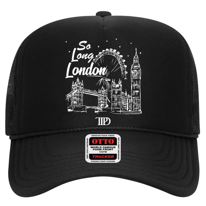 So Long London High Crown Mesh Trucker Hat