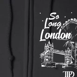 So Long London Full Zip Hoodie