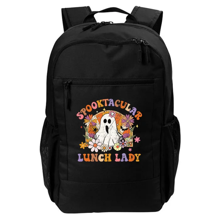 Spooktacular Lunch Lady Happy Halloween Spooky Matching Daily Commute Backpack