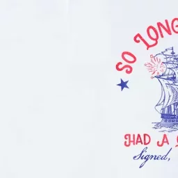 So Long London Had A Good Run Funny 4th Of July Softstyle Adult Sport Polo