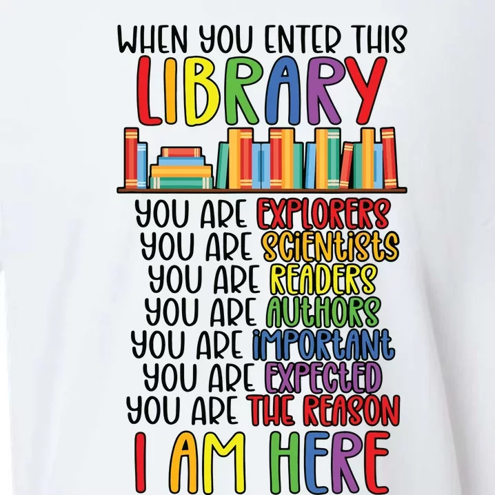 School Librarian Library Worker Appreciation Sueded Cloud Jersey T-Shirt