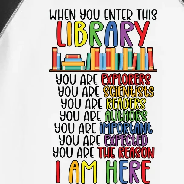 School Librarian Library Worker Appreciation Toddler Fine Jersey T-Shirt