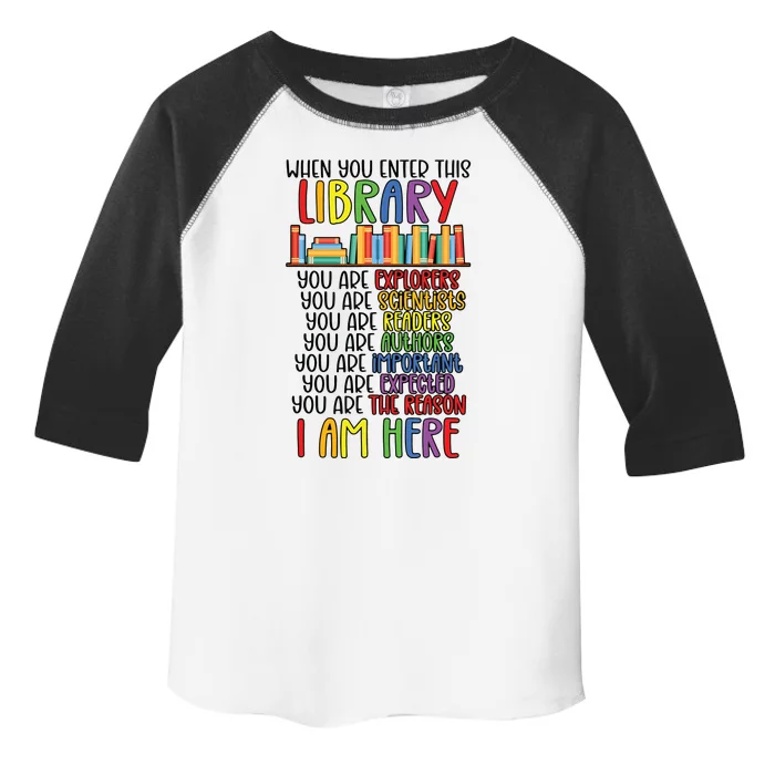 School Librarian Library Worker Appreciation Toddler Fine Jersey T-Shirt