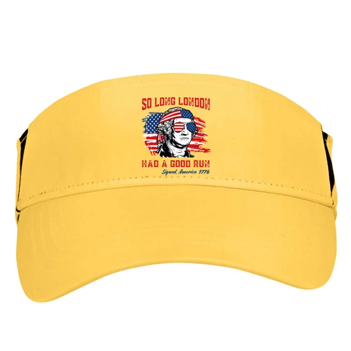 So Long London George Washington Patriotic Adult Drive Performance Visor