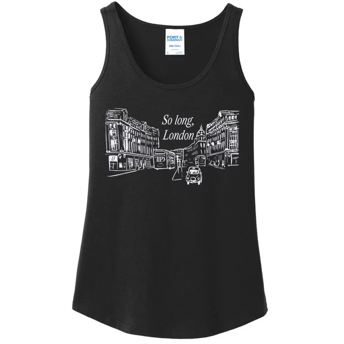 So Long London The T.O.R.T.U.R.E.D Poets Department Ladies Essential Tank