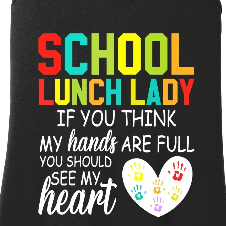 School Lunch Lady Squad Funny School Ladies Essential Tank