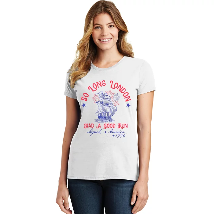 So Long London 4th Of July Women's T-Shirt