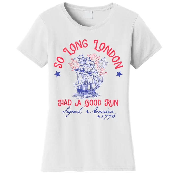 So Long London 4th Of July Women's T-Shirt