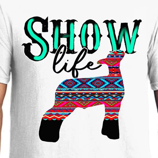 Show Life Livestock Lamb Show Market Aztec Serape Pajama Set