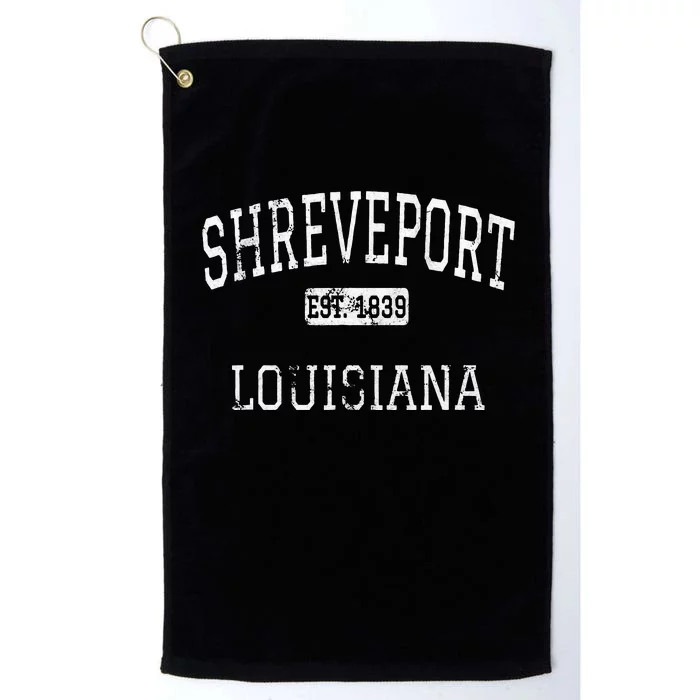 Shreveport Louisiana LA Vintage Platinum Collection Golf Towel