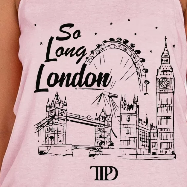 So Long London Women's Knotted Racerback Tank