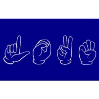 Sign Language Love Sign Language Bumper Sticker