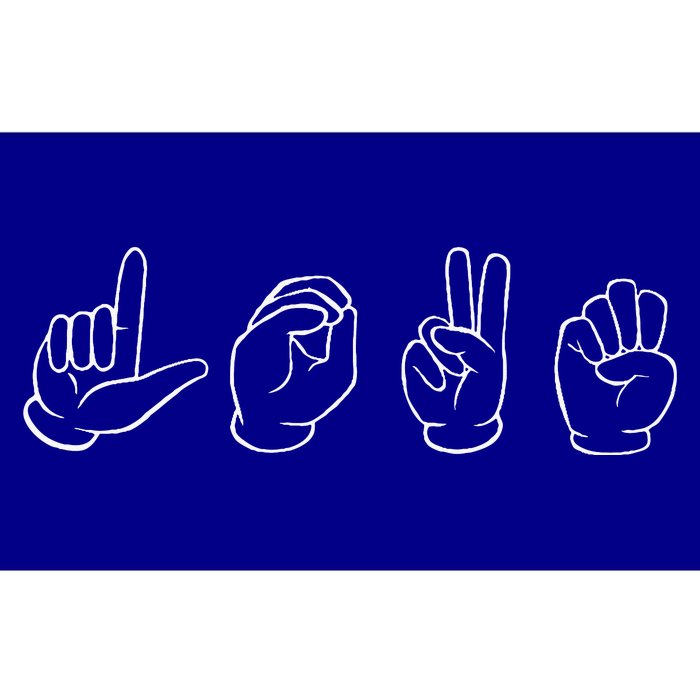 Sign Language Love Sign Language Bumper Sticker