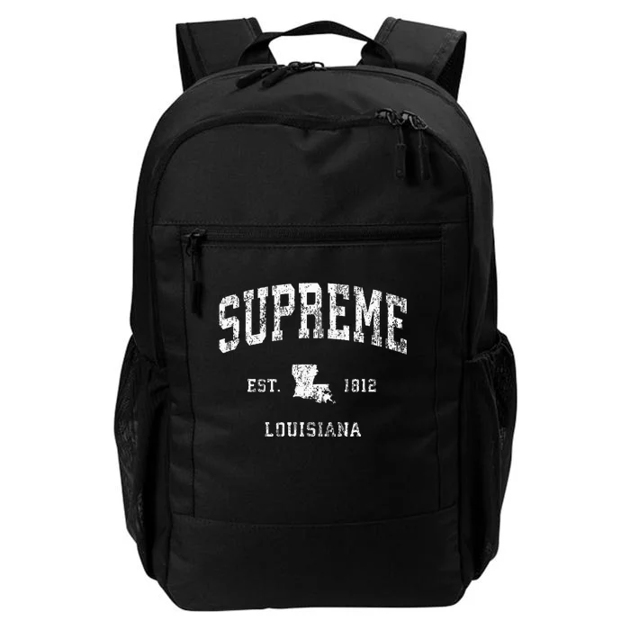 Supreme Louisiana LA Vintage Athletic Sports Daily Commute Backpack