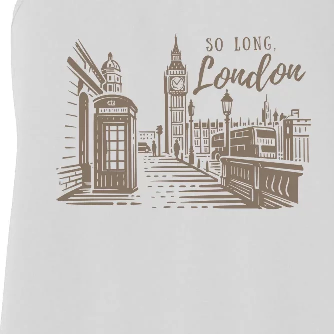 So Long London Ttpd Album Women's Racerback Tank