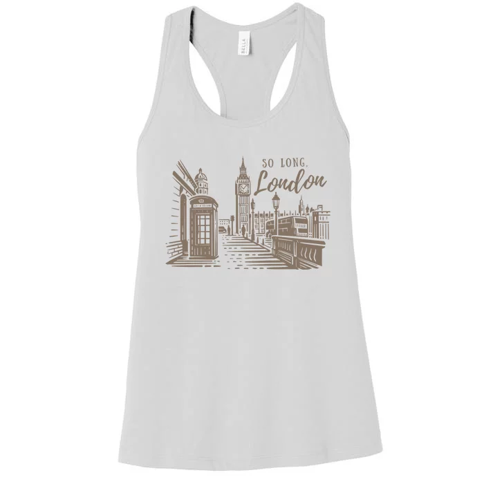 So Long London Ttpd Album Women's Racerback Tank